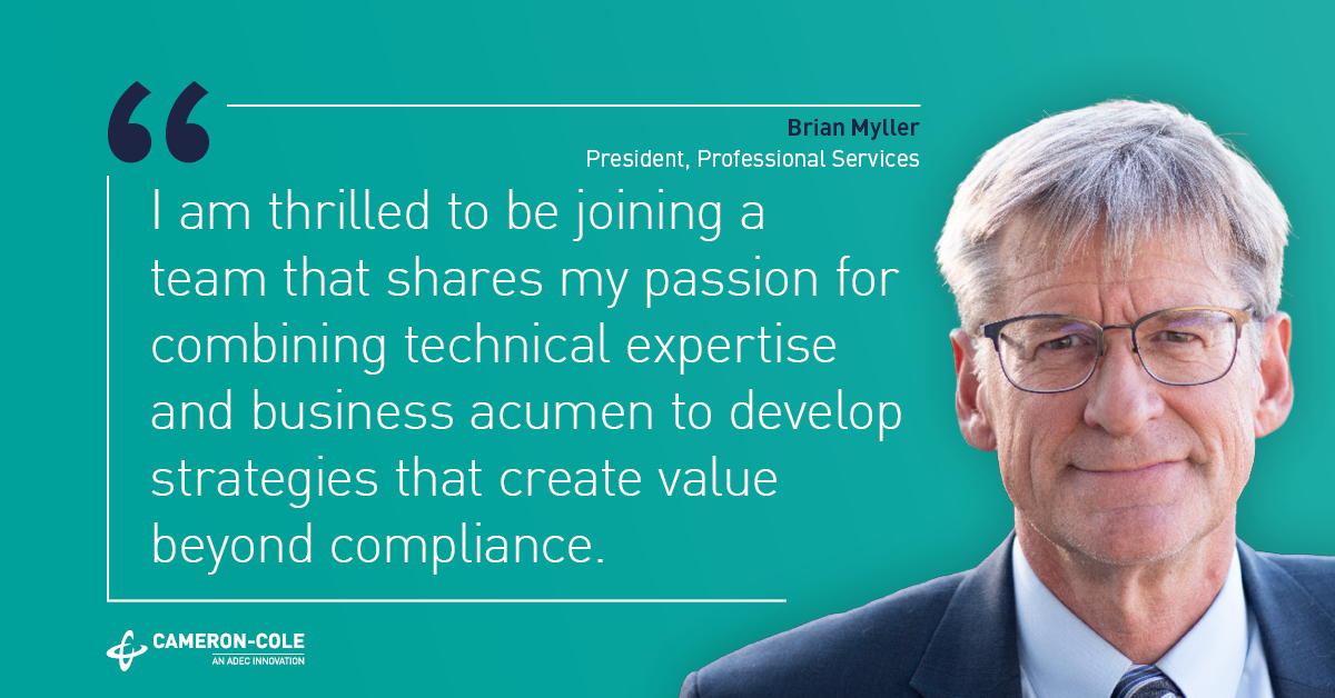 Image ADEC Innovations Names Brian Myller as President of Professional Services